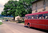 Bahnbus vor dem Bahnhof