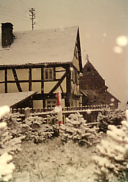 Dorf im Winter